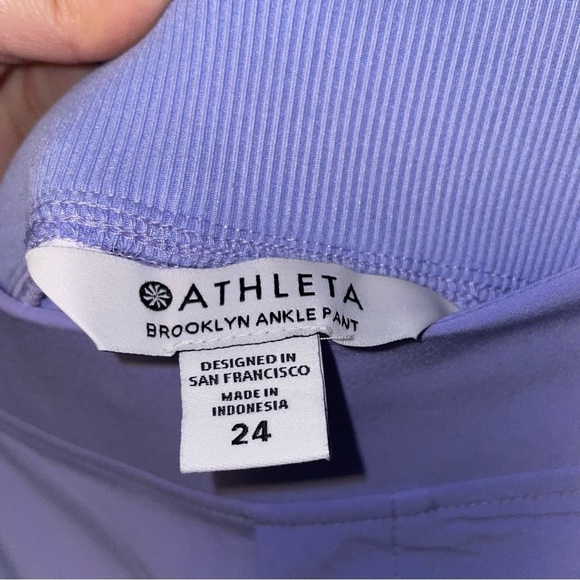 Athleta Brooklyn Ankle Pants in Periwinkle Size 24 - Picture 3 of 11